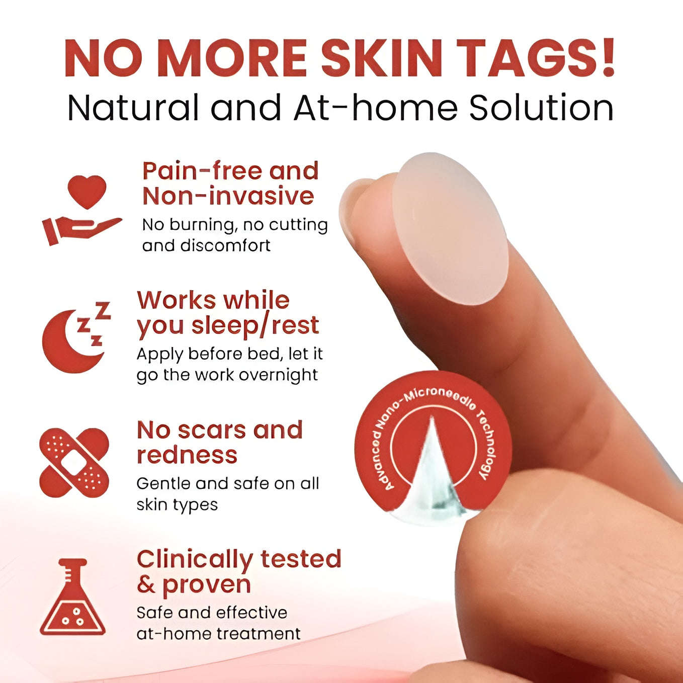Skin Tag Remover Patch (144 Patches)