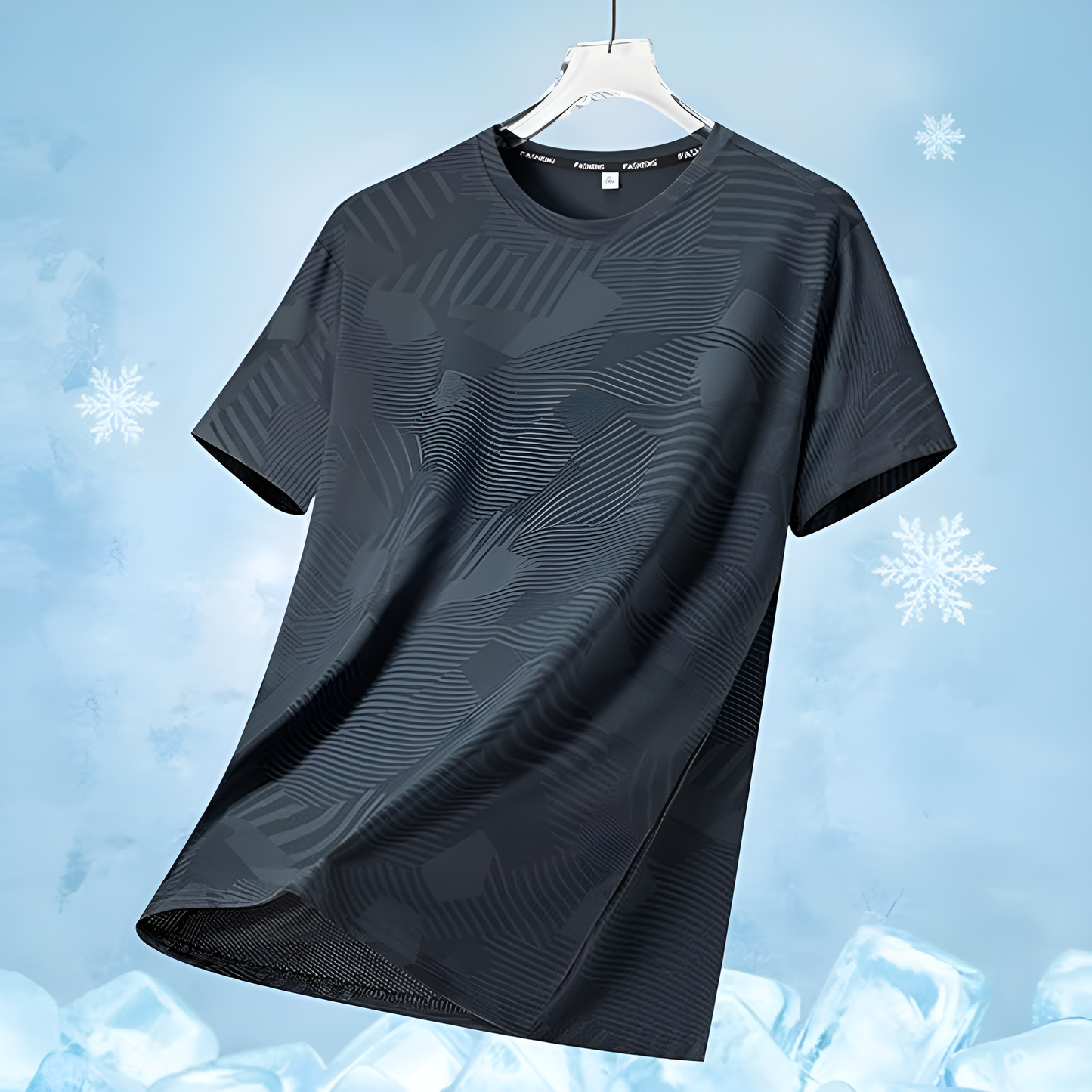 Men's Round Neck Polyester Casual T-shirt (Pack of 4)