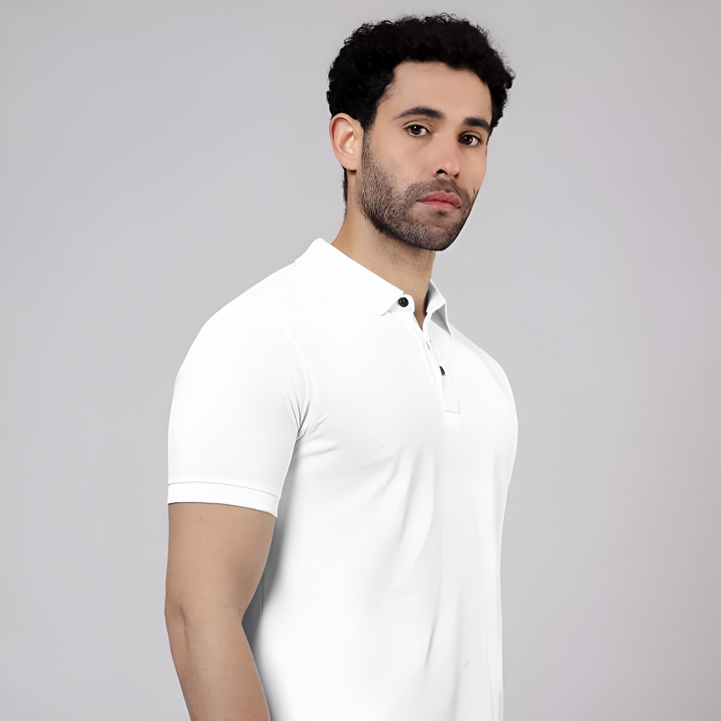 Poly Cotton Solid Half Sleeves Mens Polo T-shirt (Pack of 3)