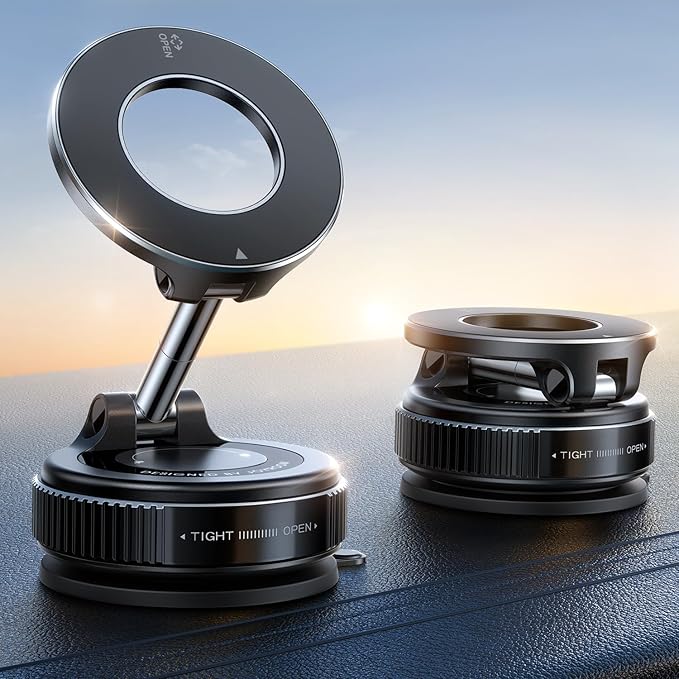 Vaccum Magnetic Phone Holder