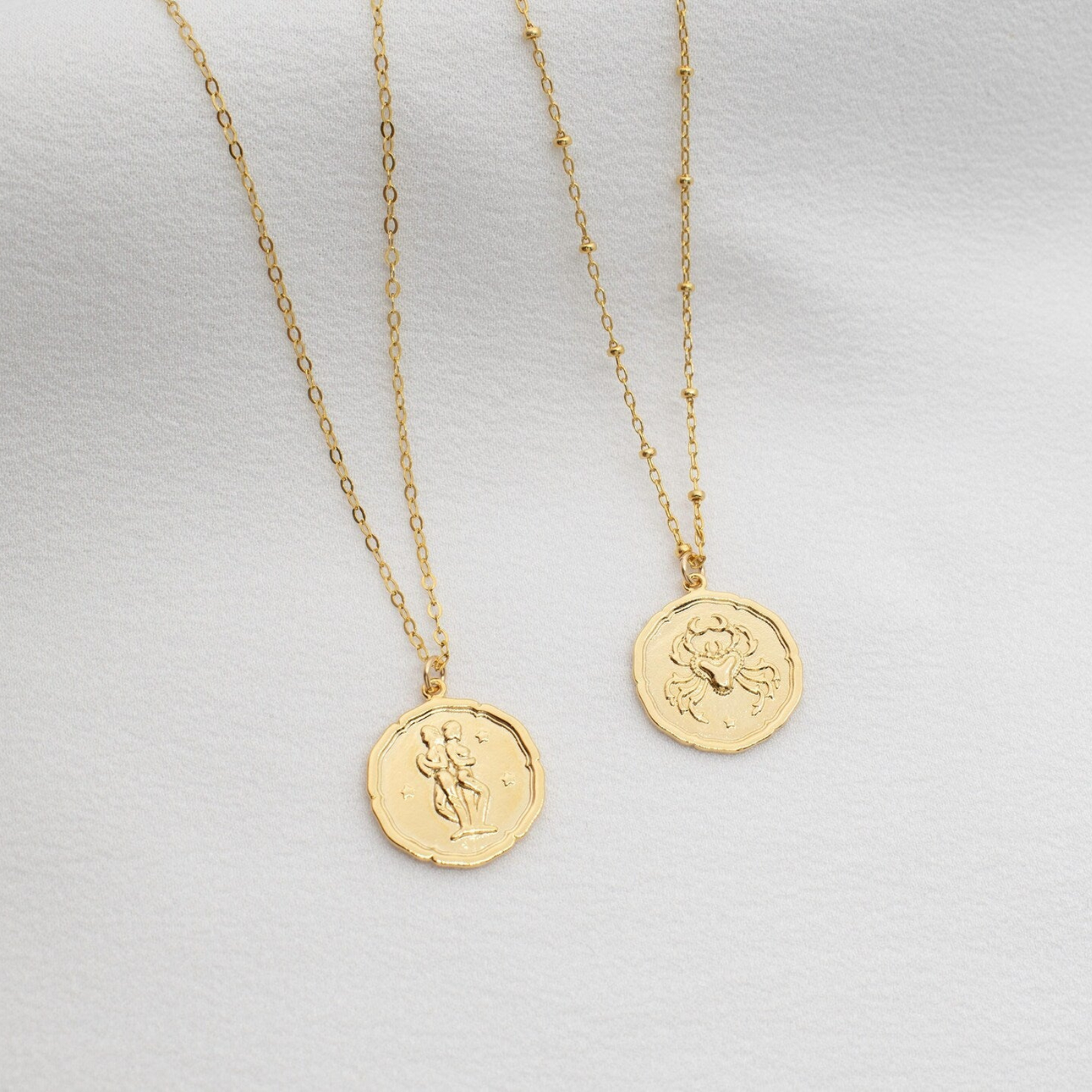 18K Gold Plated Zodiac Sign Necklace ✨💫 (Lucky Charm)