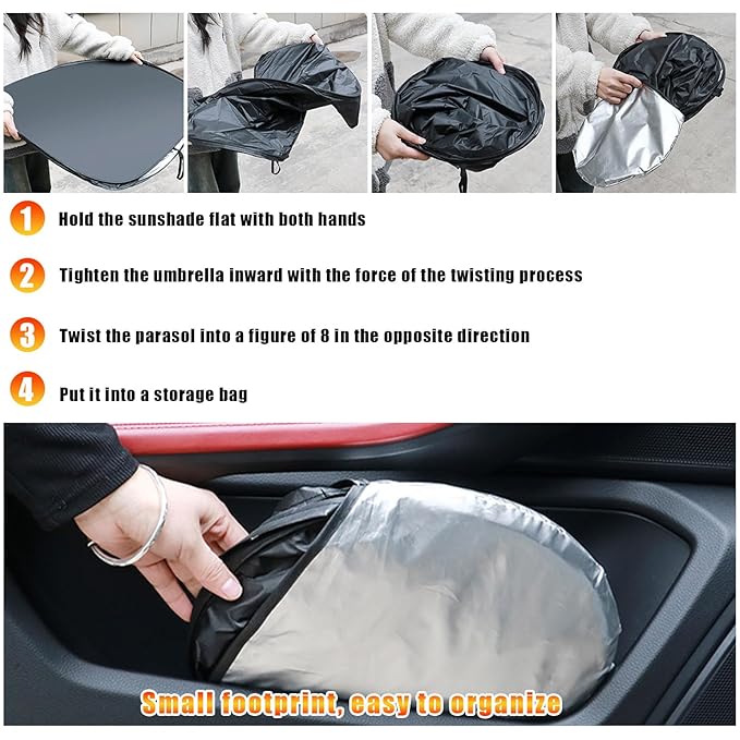 Folding Car Window Sunshade Cover