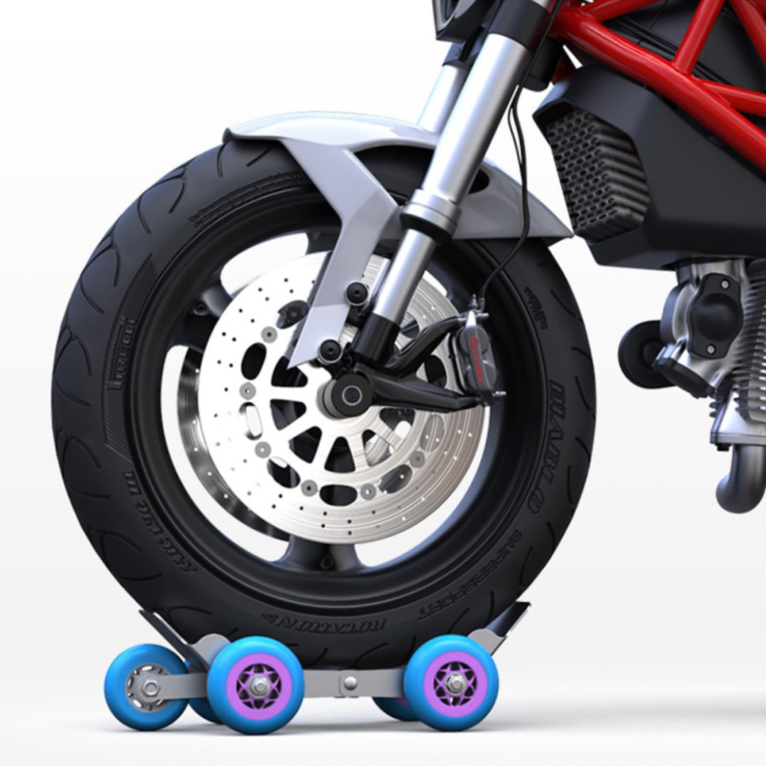 Motorcycle & Scooter Flat Tire Wheel Puller Support
