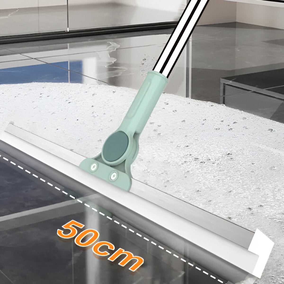 Multi-Purpose Silicon Squeegee Mop – Long Handle Design