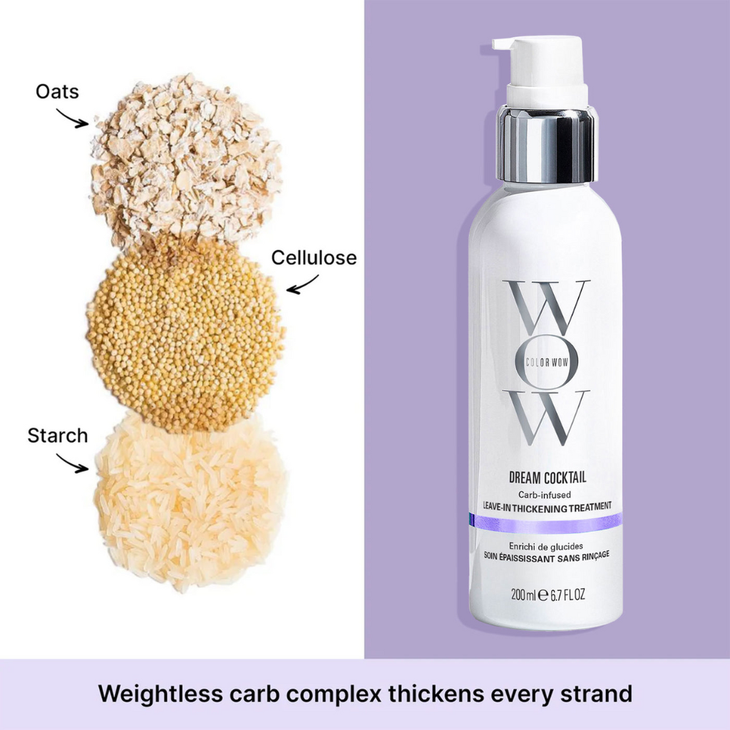 NOW Dream Cocktail Carb Infused Leave-in Treatment Volumizer Hair