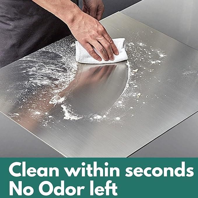 SteelSlice™ Stainless Steel Chopping Board (35x31cm)
