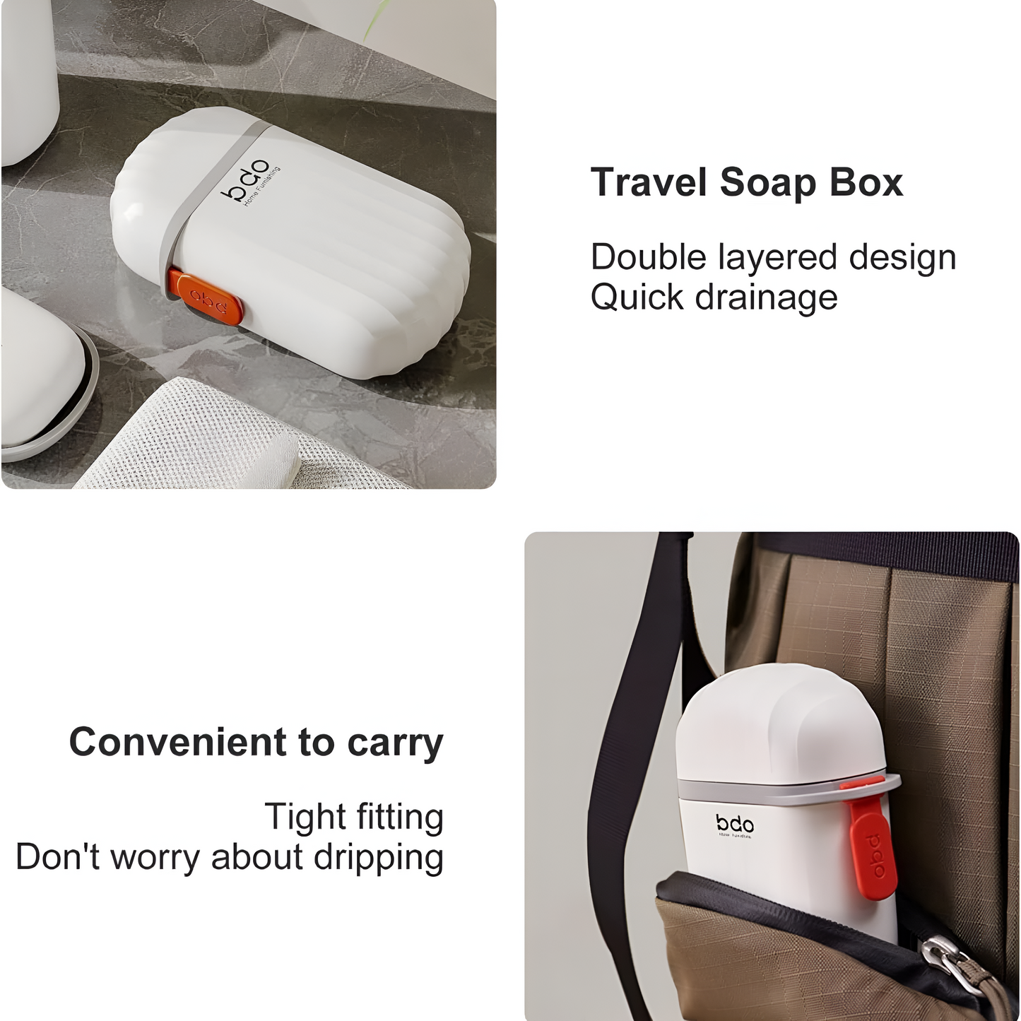 Portable Soap Storage Container