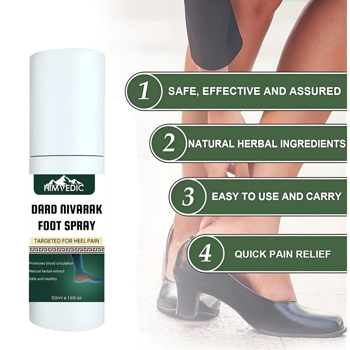 Pain Relief Foot Spray 30ml (Pack of 2)