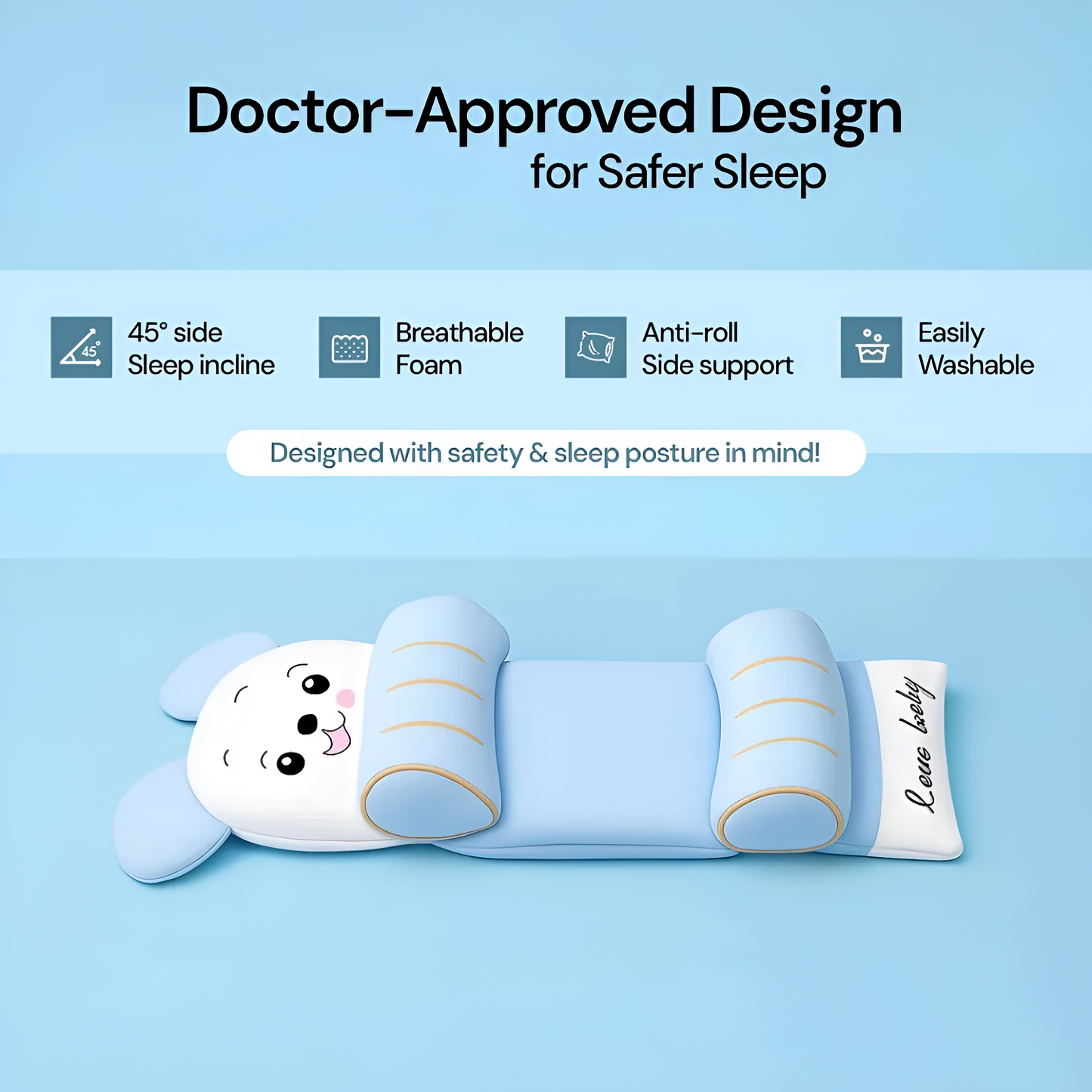 Baby Head Shaping Support Pillow