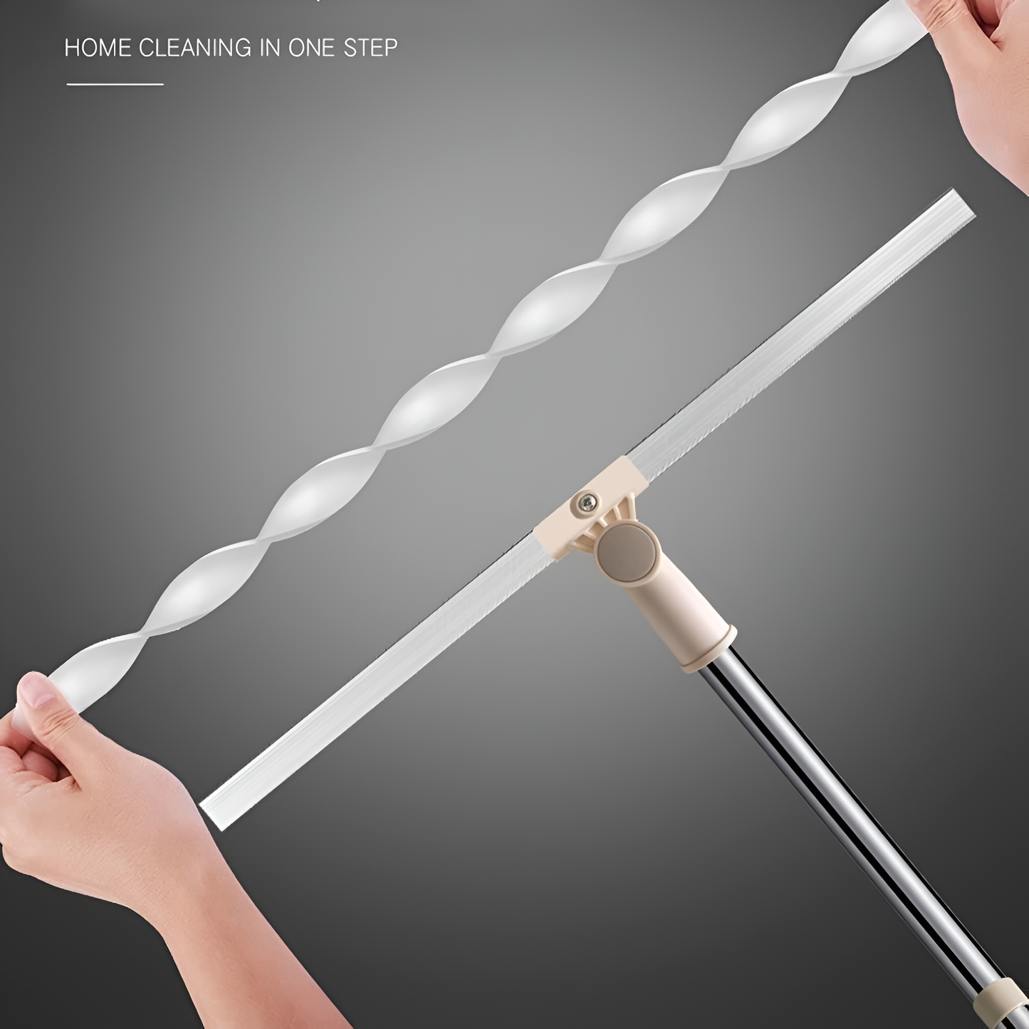 Multi-Purpose Silicon Squeegee Mop – Long Handle Design