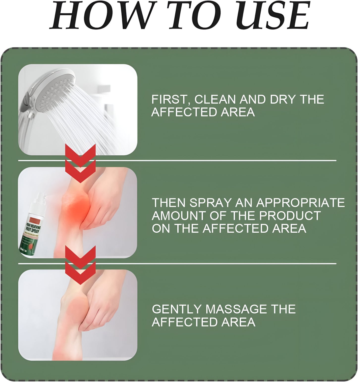 Pain Relief Foot Spray 30ml (Pack of 2)