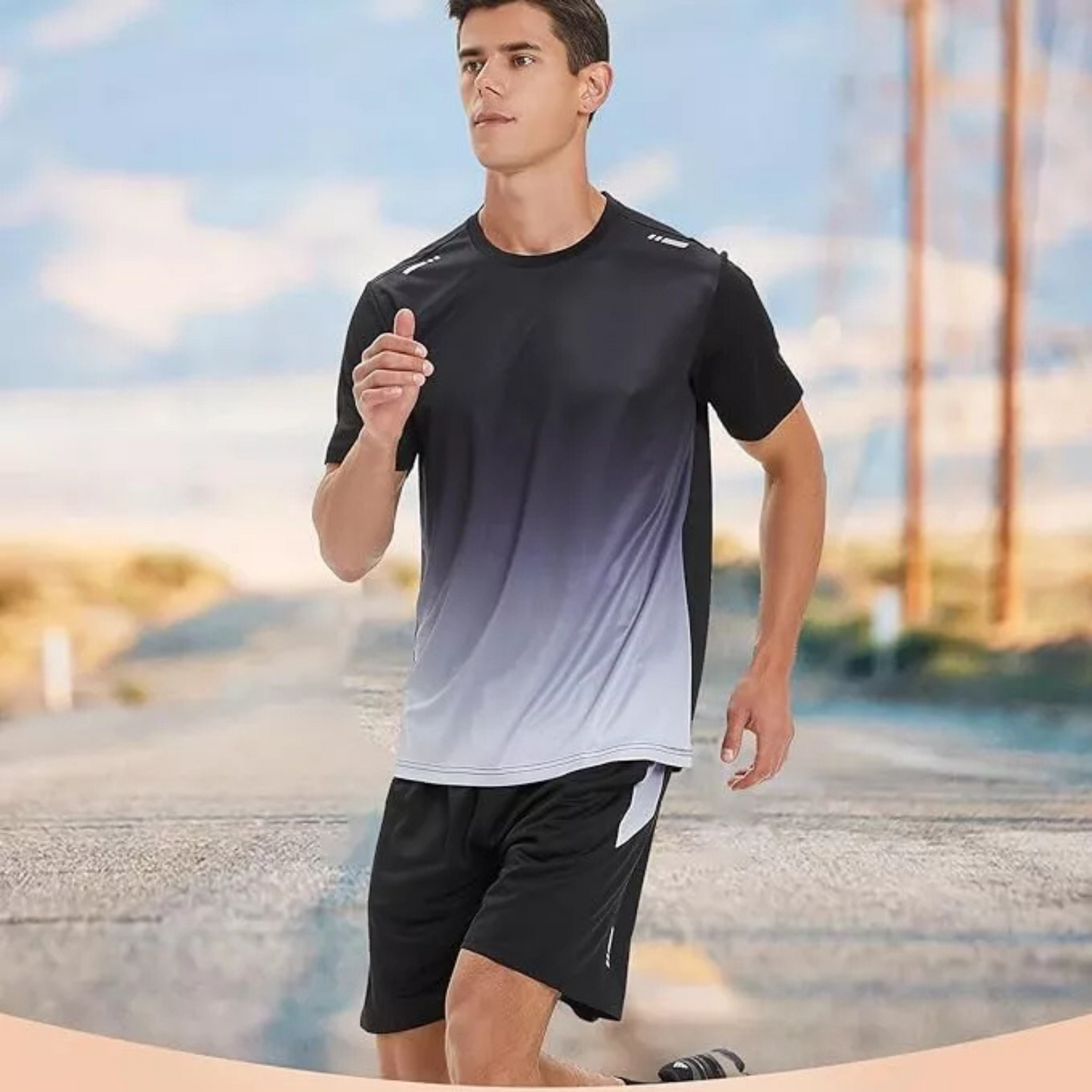 Men's Jersey T-shirt & Short Set
