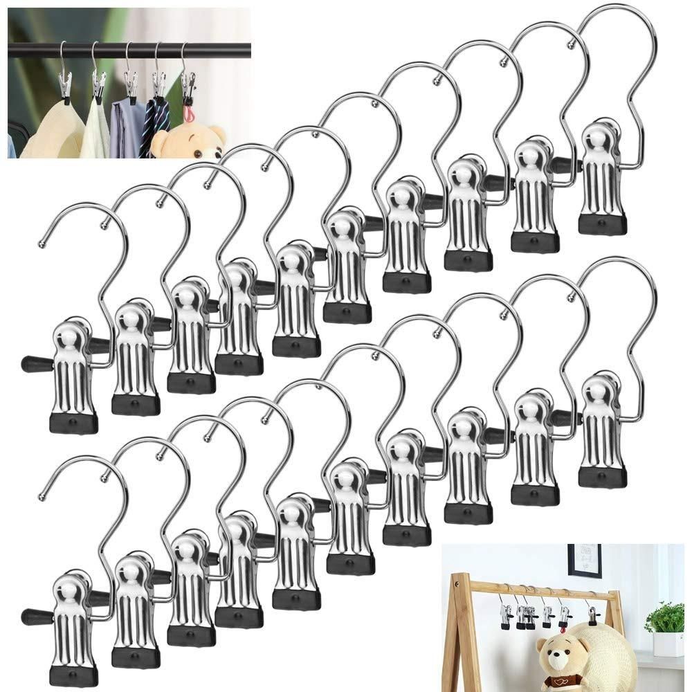 Laundry Boot Hanging Hook Clips - (Pack of 10)
