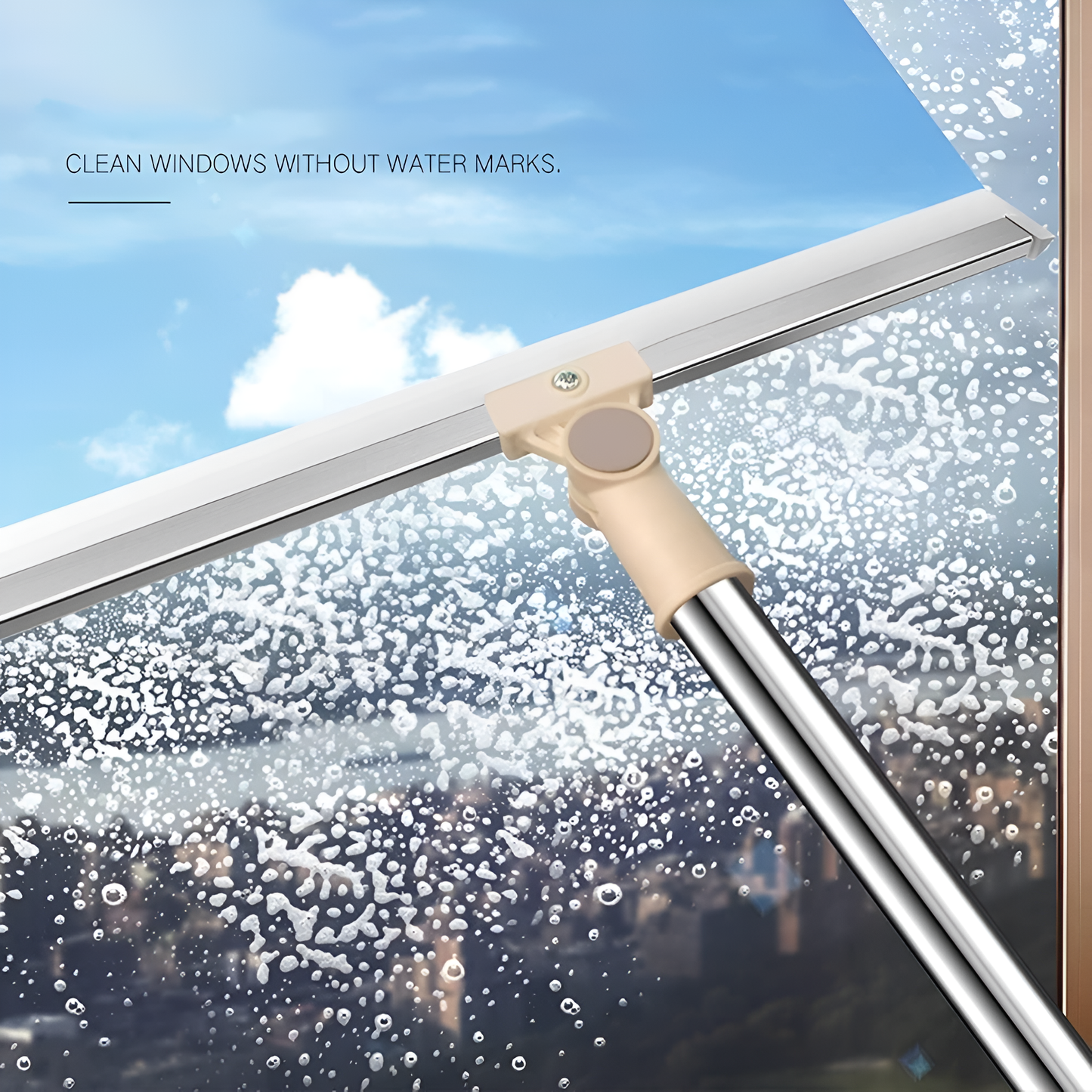 Multi-Purpose Silicon Squeegee Mop – Long Handle Design