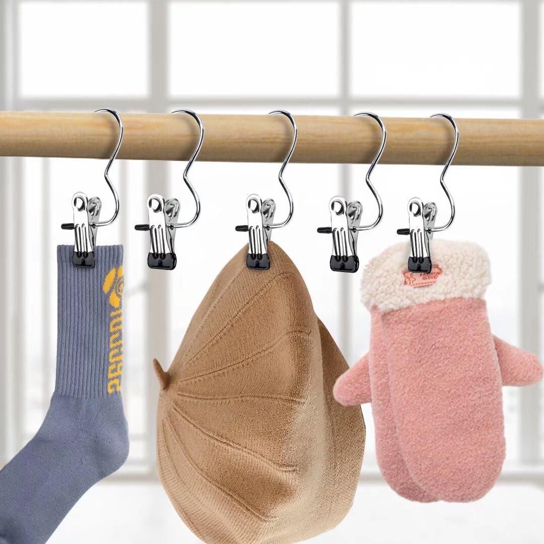 Laundry Boot Hanging Hook Clips - (Pack of 10)