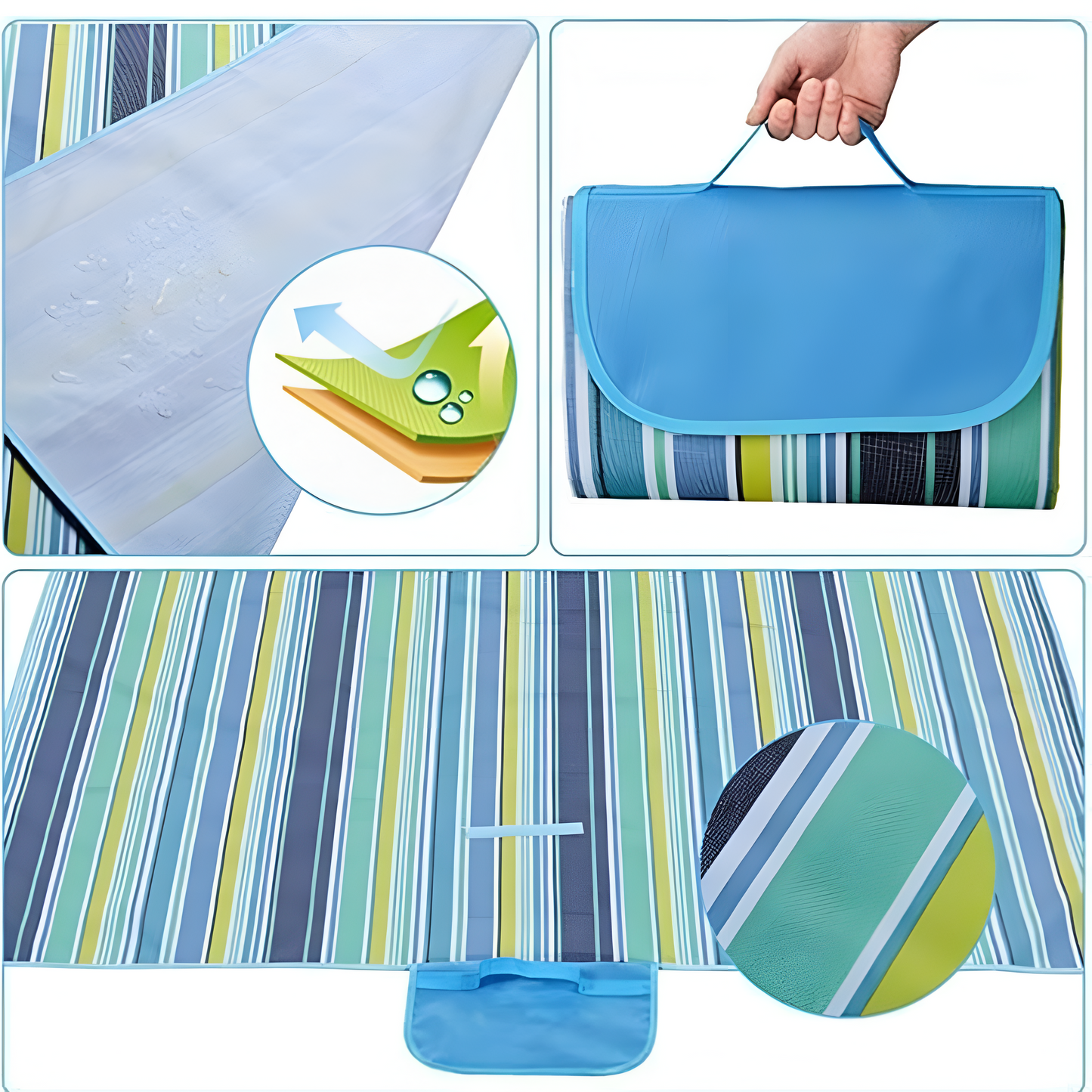 Washable Picnic Mat – Effortless Clean, Endless Fun!