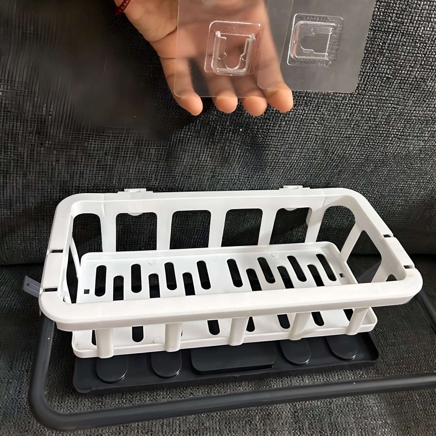 Retractable Sponge Storage Hanging Rack