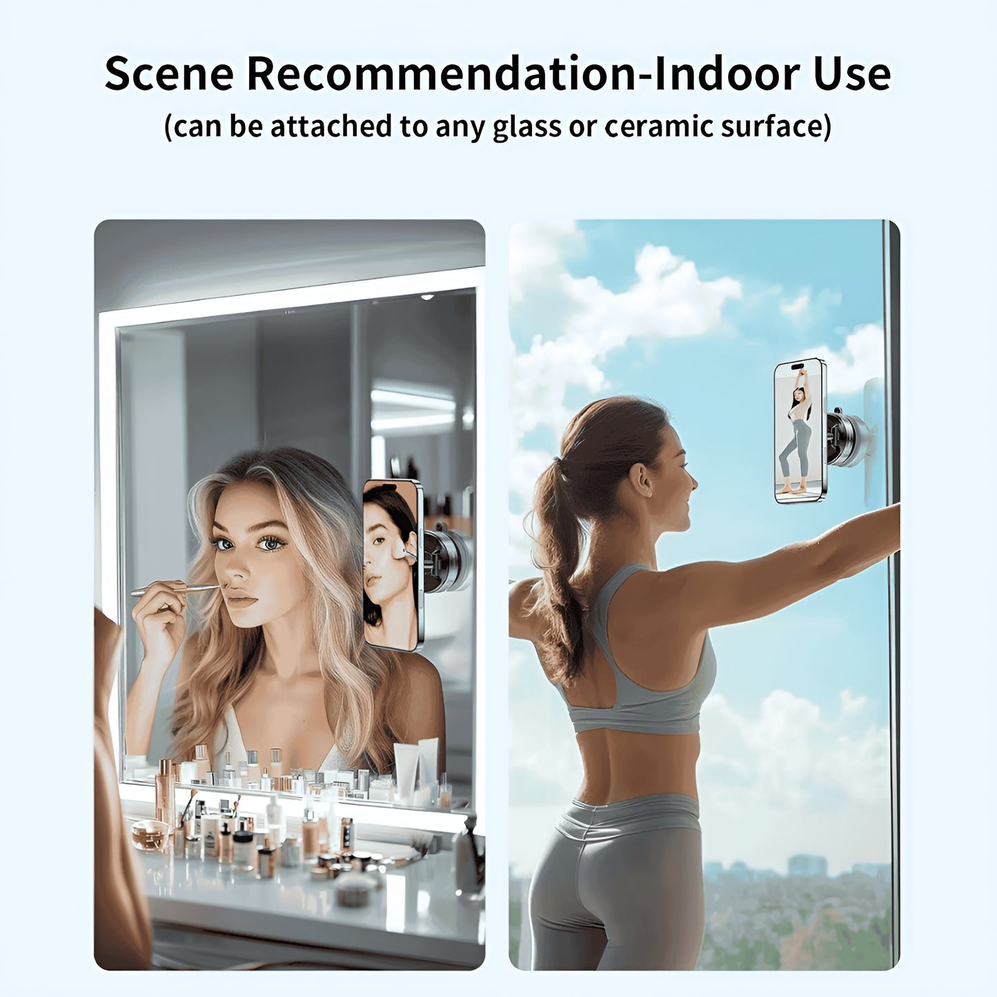 Vaccum Magnetic Phone Holder