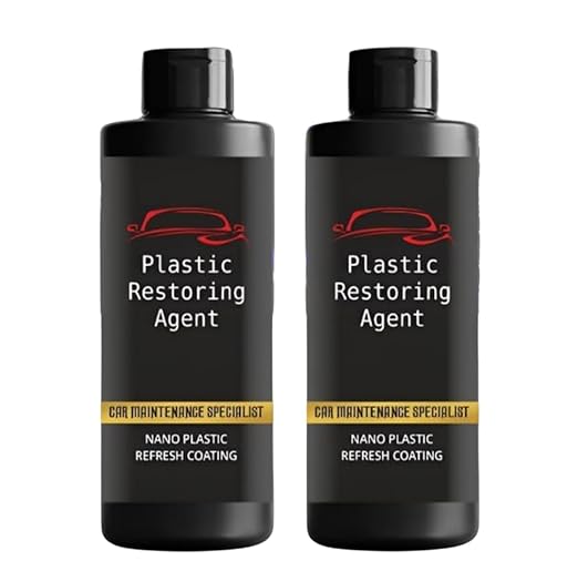 Nano Plastic Revitalizing Coating Agent for Car – Restore & Protect Plastic Surfaces with Advanced Nano Technology 100ml (Pack of 2)