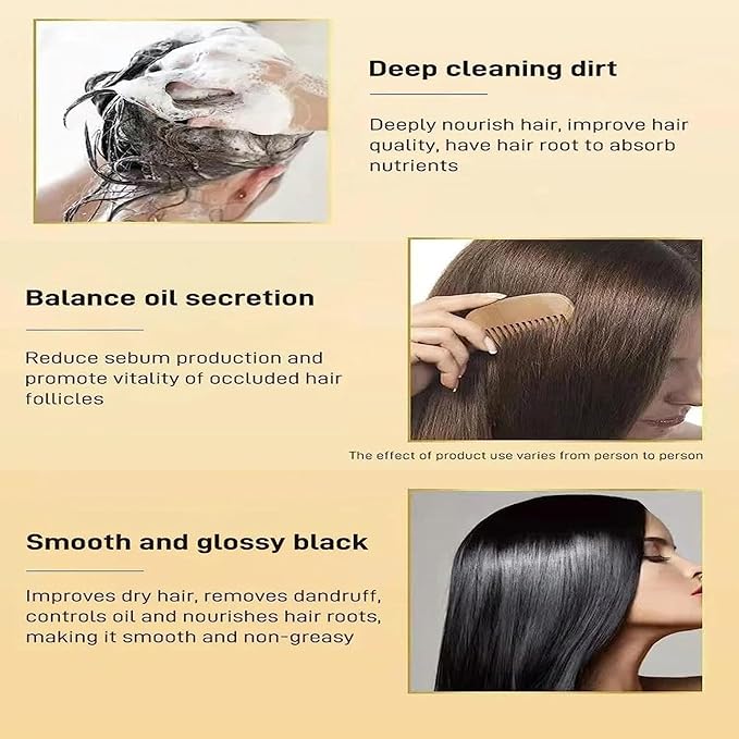 Anti-Hair Loss Shampoo – Reduces Hair Fall, Strengthens Roots, Promotes Growth, Nourishes Scalp – Sulfate-Free Formula, 600 ml Pack of 3
