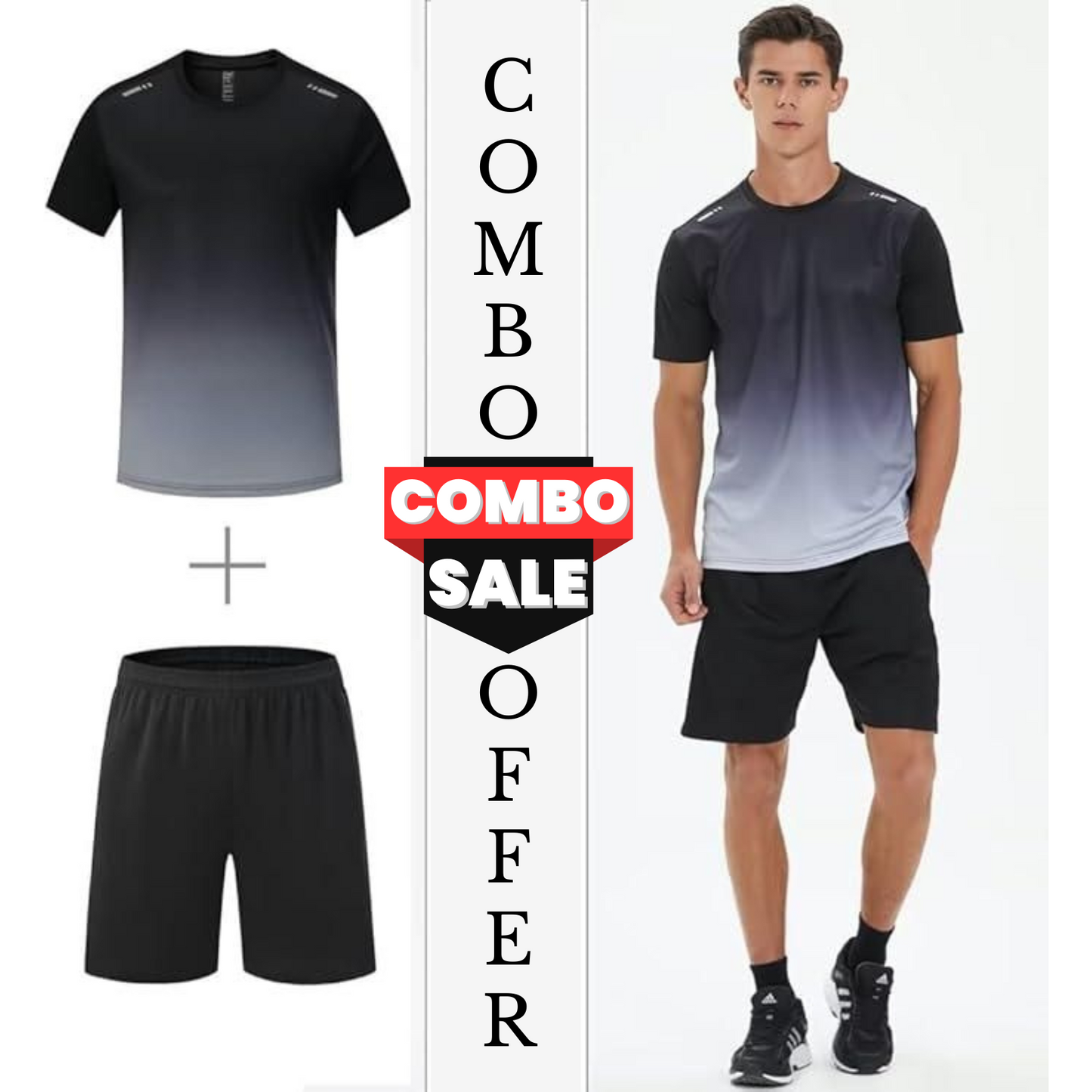 Men's Jersey T-shirt & Short Set