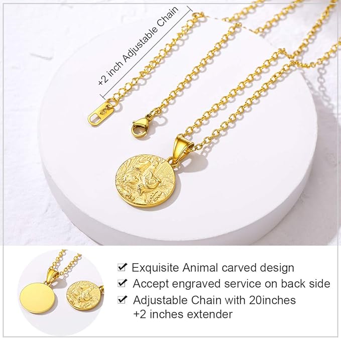 18K Gold Plated Zodiac Sign Necklace ✨💫 (Lucky Charm)