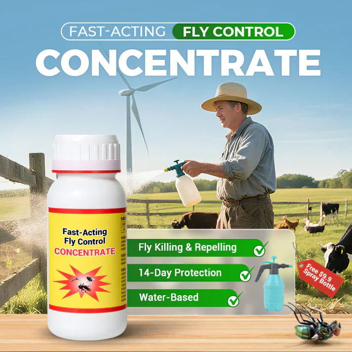 Fast Acting Fly Control Concentrate – (Pack of 2)