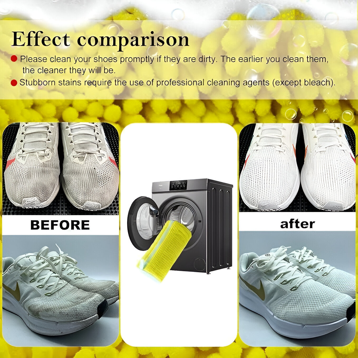 Shoe Washing Machine Bag