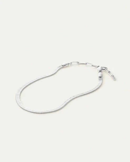 Anti Tarnish Lucky Silver Snake Anklets