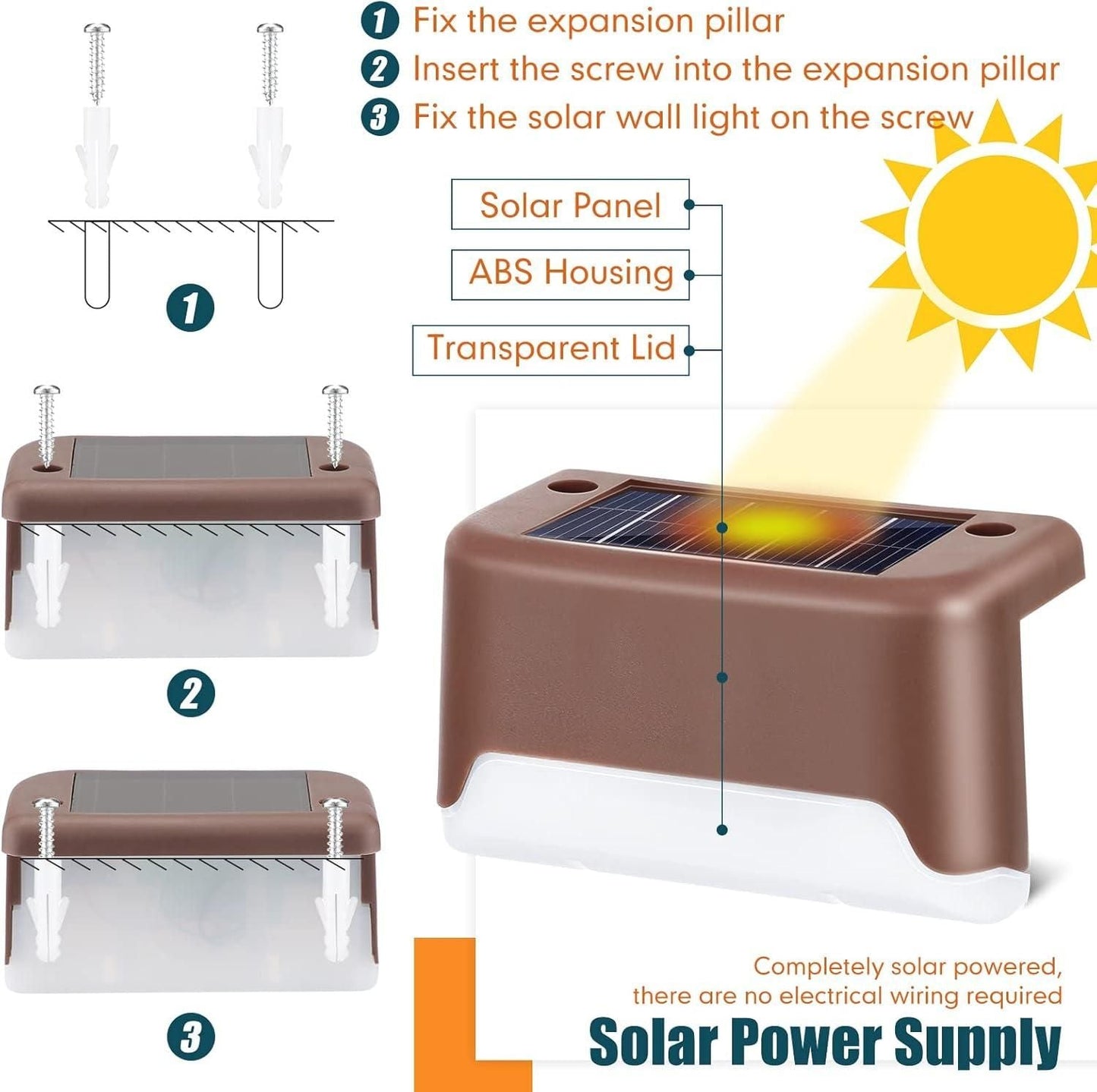 Solar Deck Lights Outdoor – Perfect for Patios & Gardens!!!