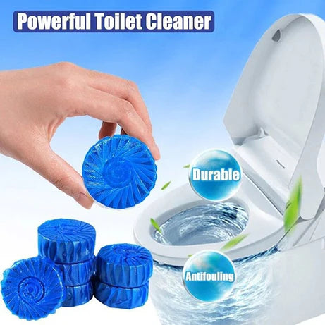 Toilet Cleaning Tablets - Pack of 10 – Effortless Deep Clean, Fresh Scent, and Powerful Odor Control for a Hygienic Bathroom