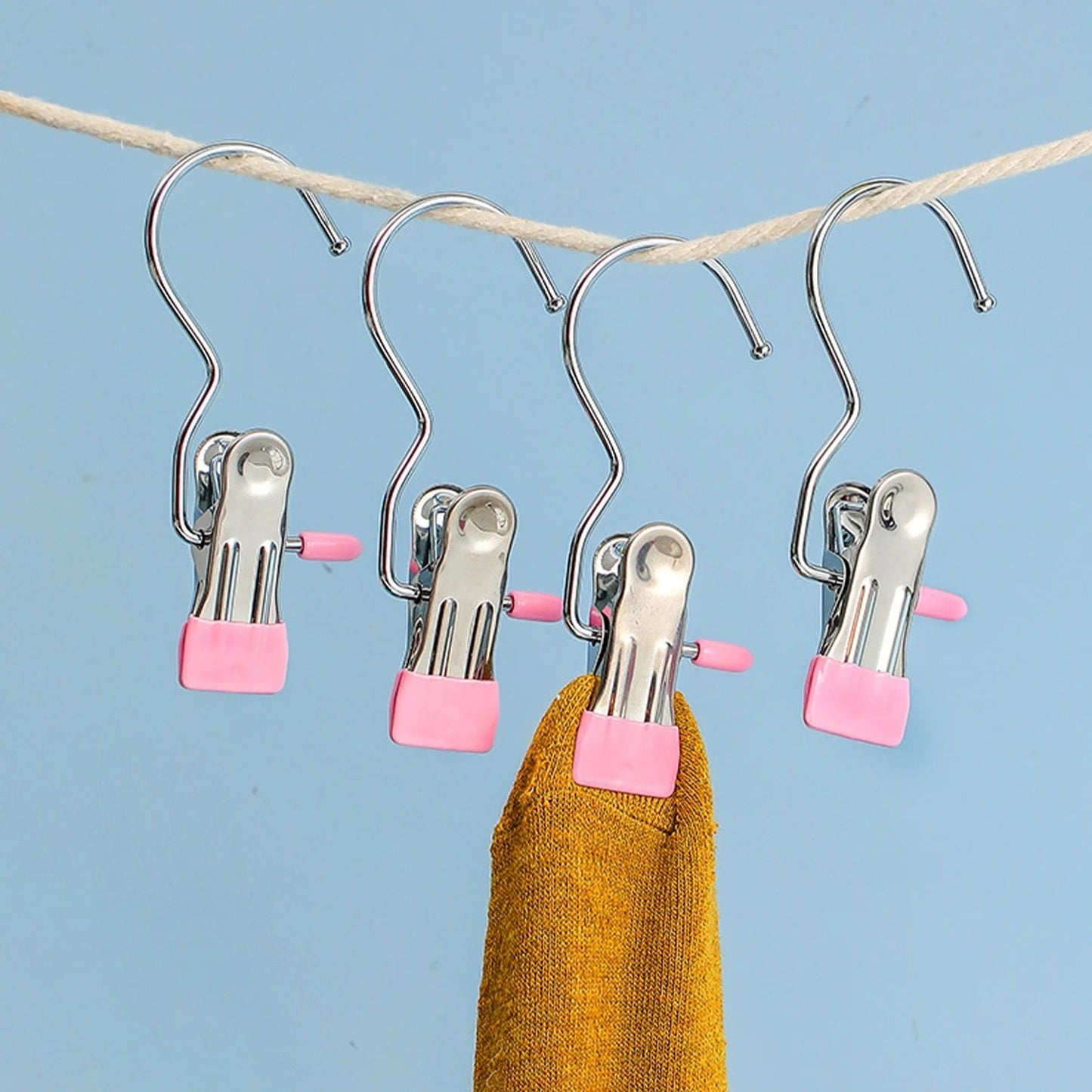 Laundry Boot Hanging Hook Clips - (Pack of 10)