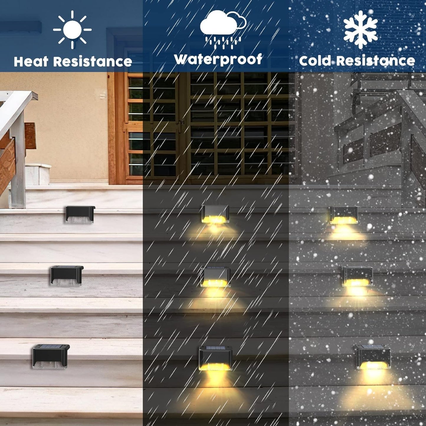 Solar Deck Lights Outdoor – Perfect for Patios & Gardens!!!