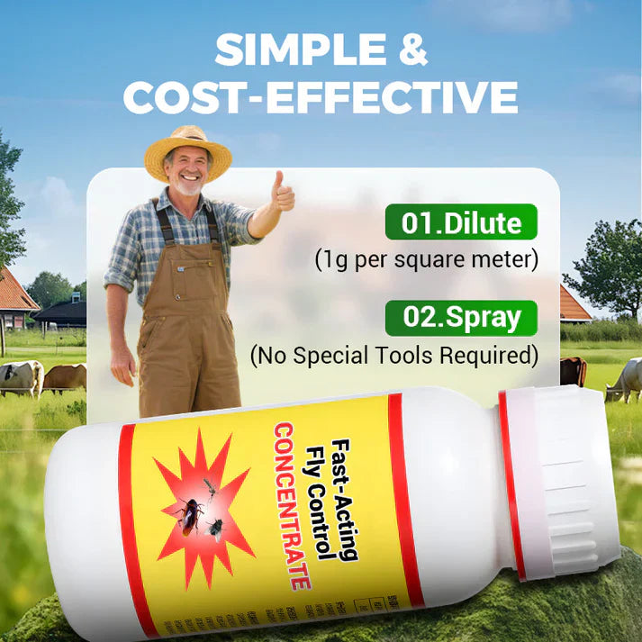 Fast Acting Fly Control Concentrate – (Pack of 2)