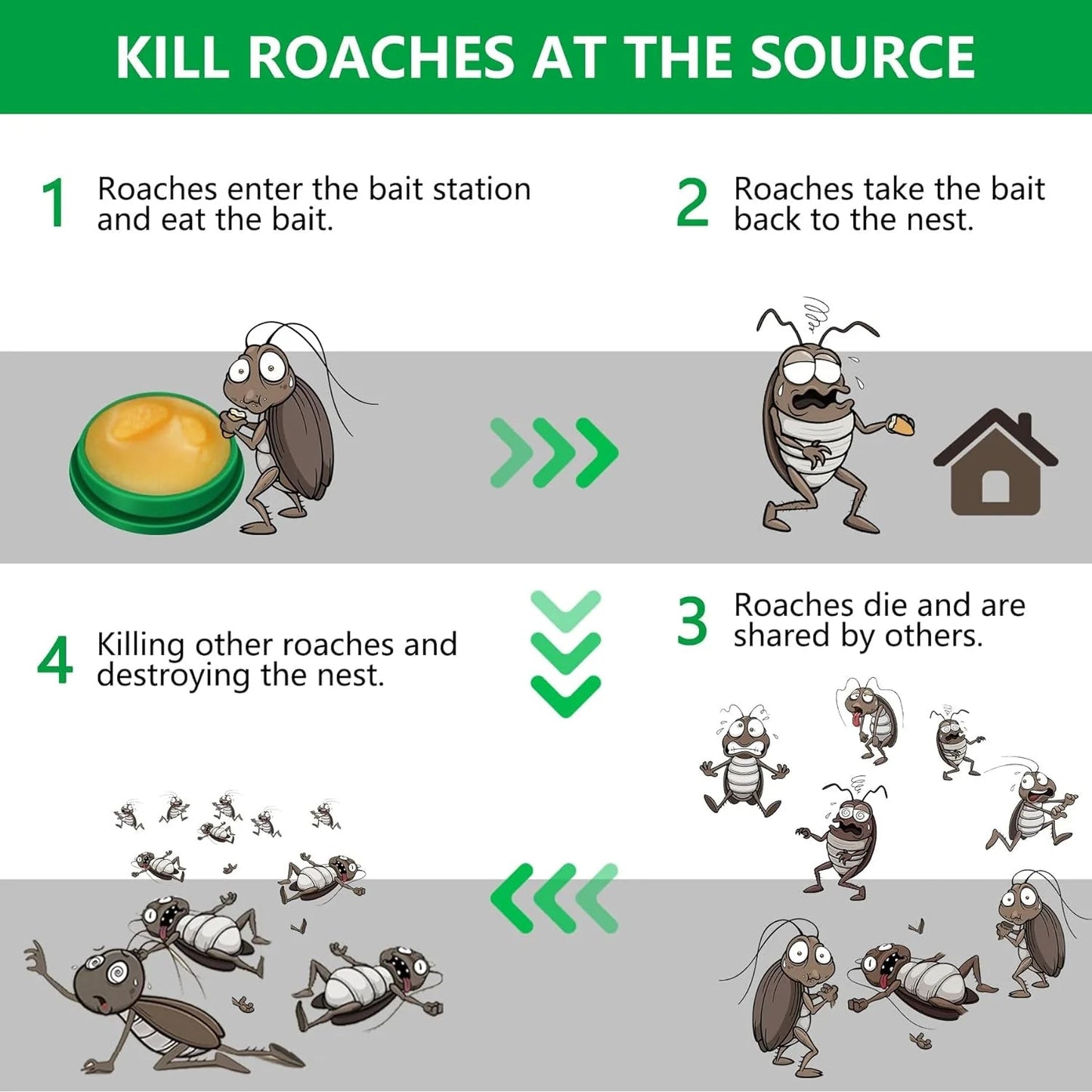 Cockroach Killer Gel – Professional-Grade Formula for a Pest-Free Home!