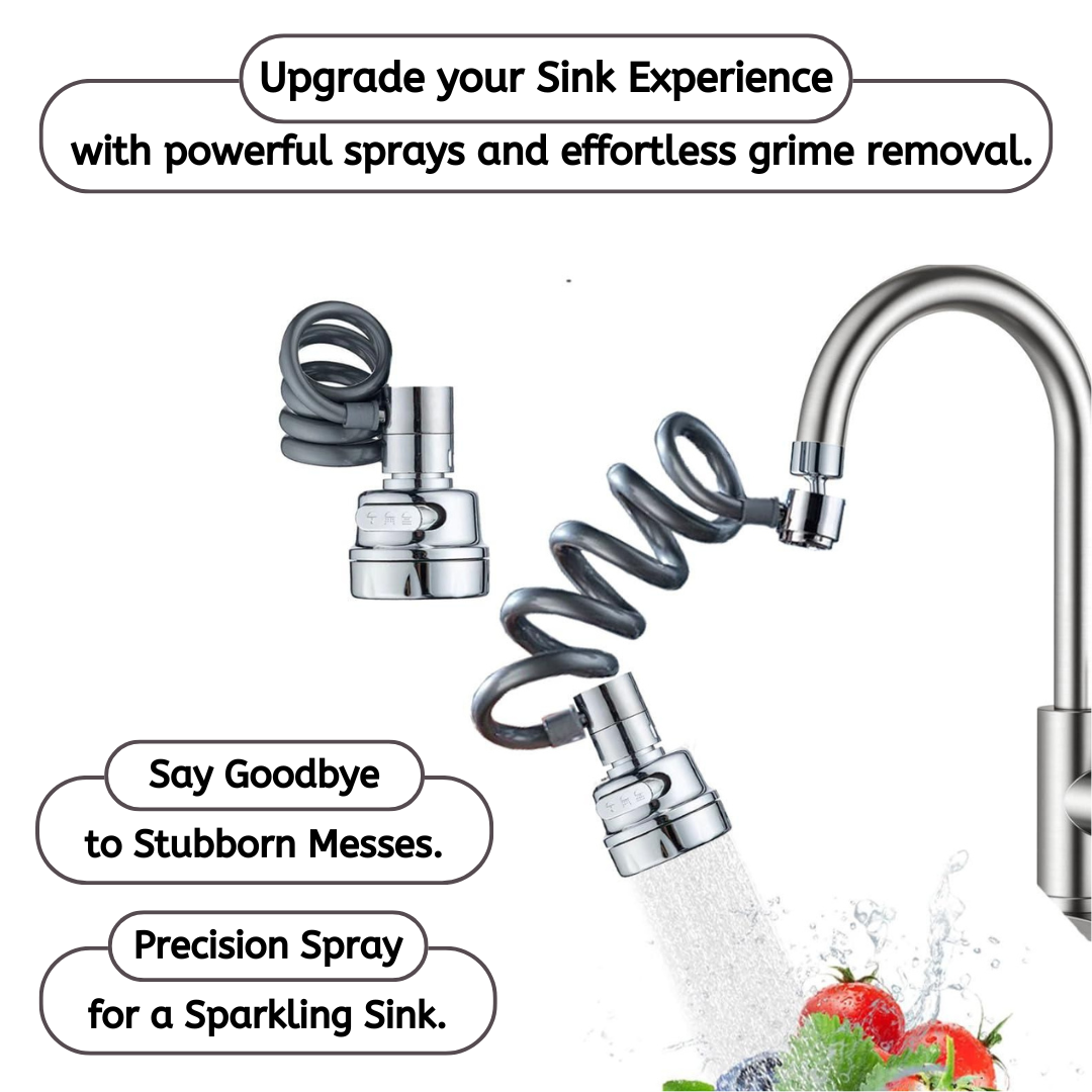 Sink Sprayer Attachment for Faucet – Perfect for Kitchen & Bathroom Use