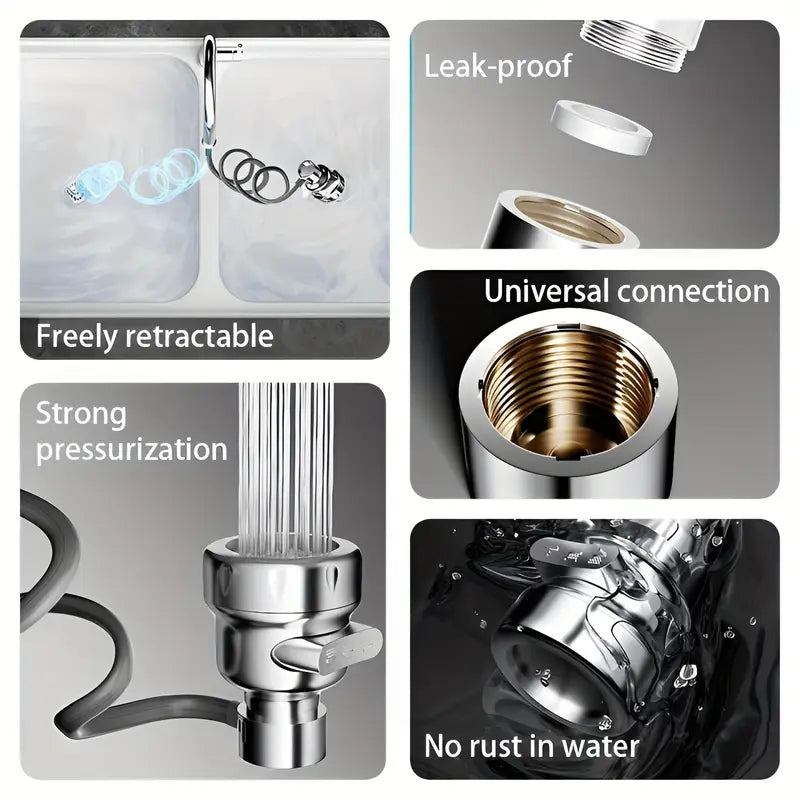 Sink Sprayer Attachment for Faucet – Perfect for Kitchen & Bathroom Use