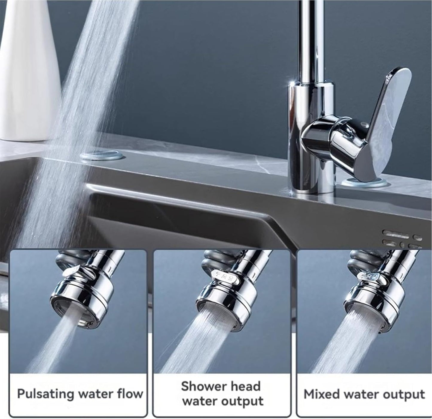 Sink Sprayer Attachment for Faucet – Perfect for Kitchen & Bathroom Use