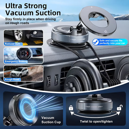 Vaccum Magnetic Phone Holder