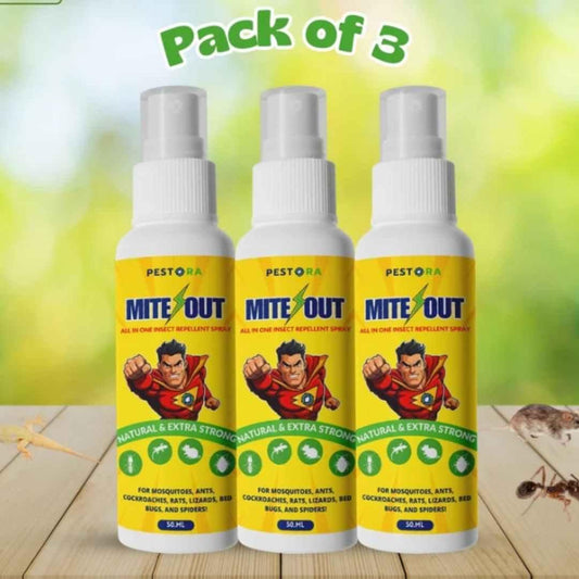 Pestora Mite Out – All-Natural Mite Eliminator for Home Use | Long Lasting Protection - 50ML