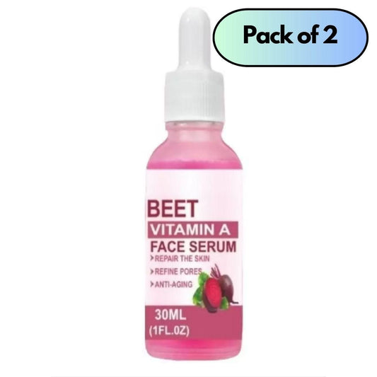 Beet Root Vitamin A Serum – Revitalizing Face Serum for Brighter, Youthful Skin | Reduces Wrinkles & Dark Spots-60ml Pack of 2