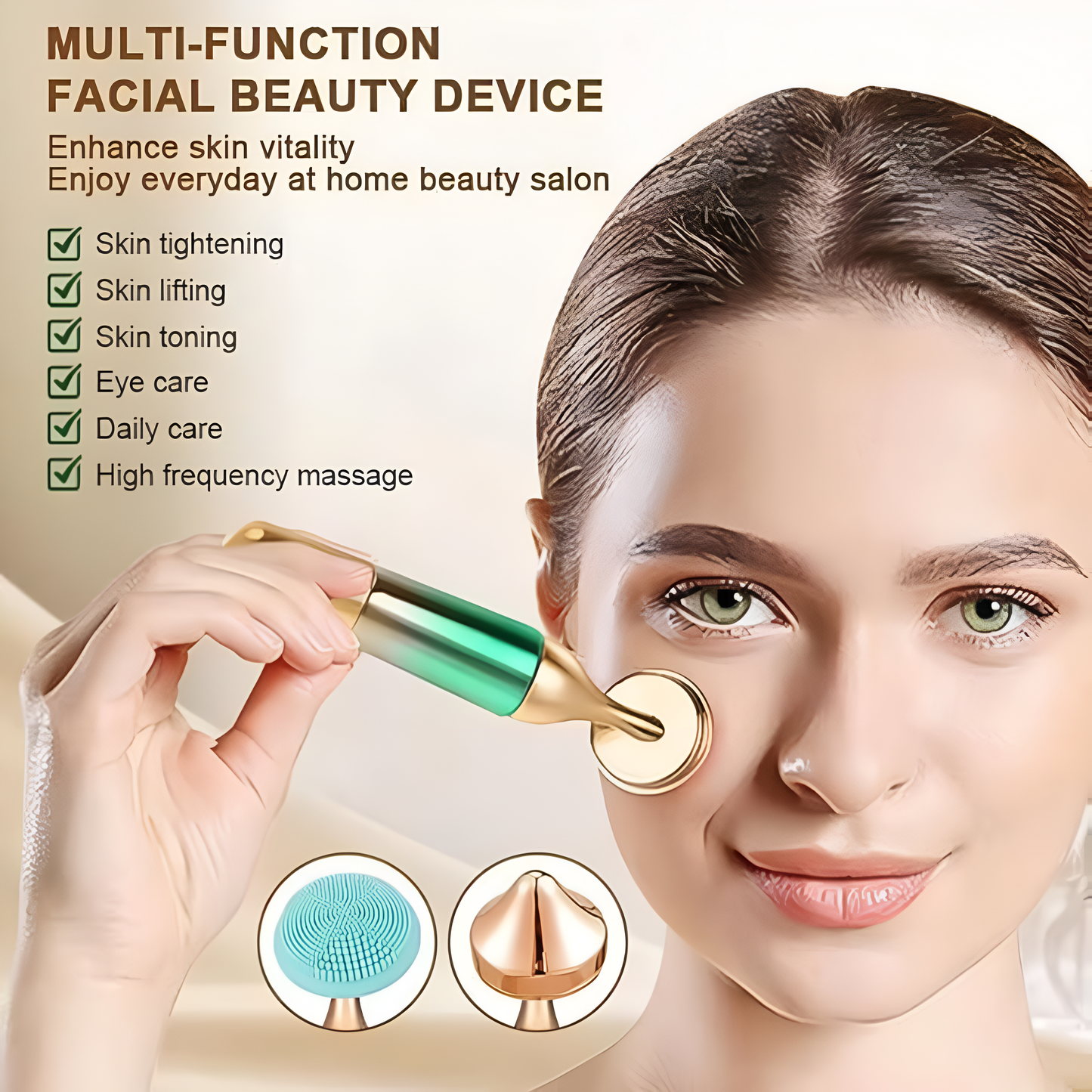 3-in-1 Face, Neck & Eyes Massager