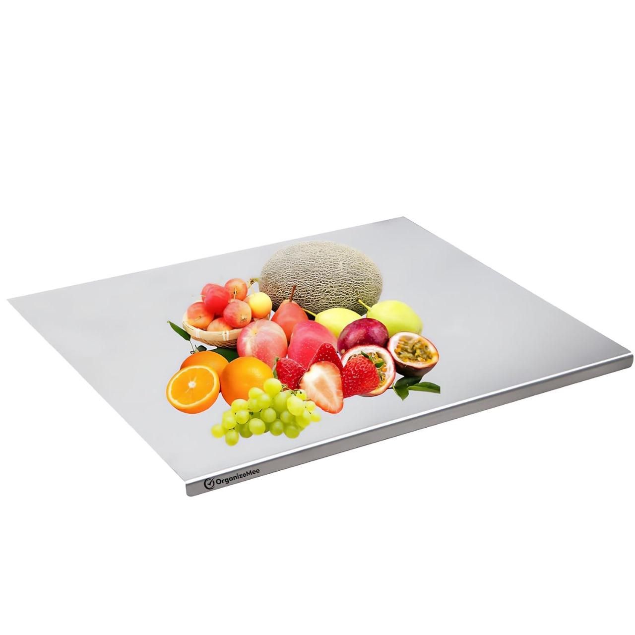 SteelSlice™ Stainless Steel Chopping Board (35x31cm)