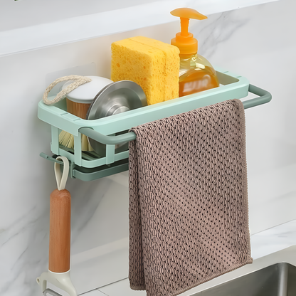 Retractable Sponge Storage Hanging Rack