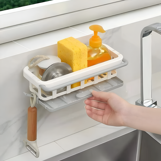 Retractable Sponge Storage Hanging Rack