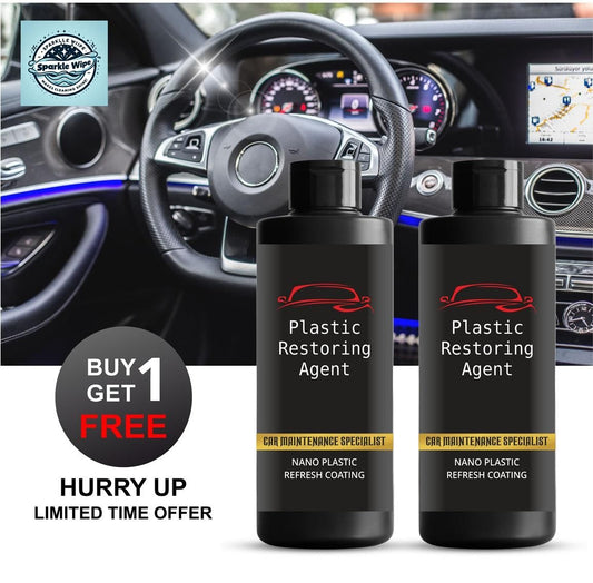 Nano Plastic Revitalizing Coating Agent for Car – Restore & Protect Plastic Surfaces with Advanced Nano Technology 100ml (Pack of 2)