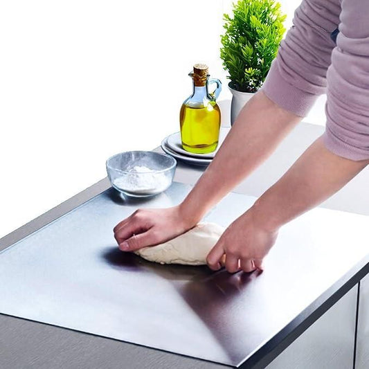 SteelSlice™ Stainless Steel Chopping Board (35x31cm)