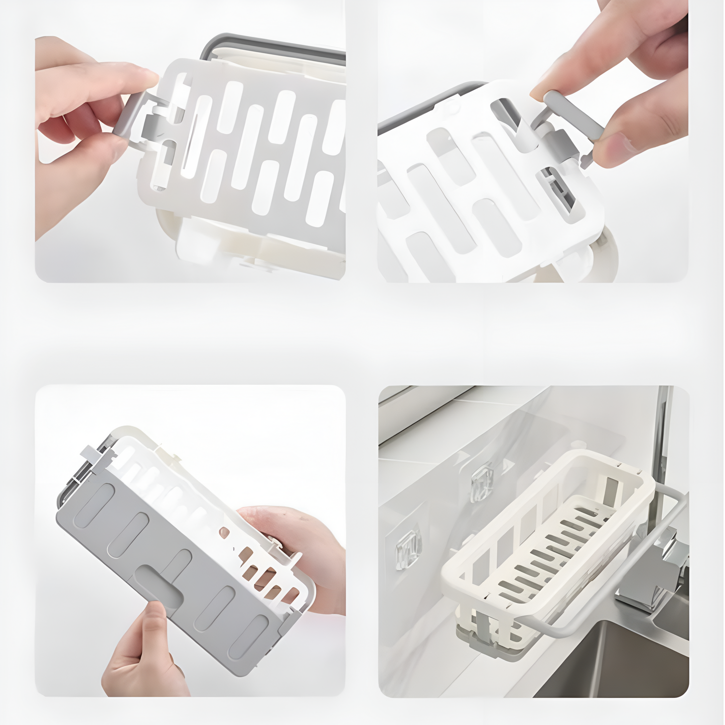 Retractable Sponge Storage Hanging Rack