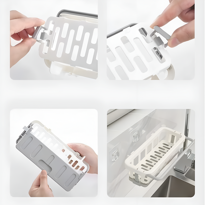 Retractable Sponge Storage Hanging Rack