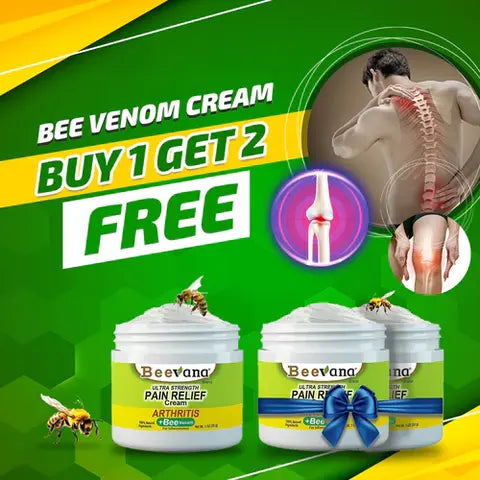 BeeTherapy™ Bee Venom Joint and Bone Therapy Cream BUY 1 GET 2 FREE for today